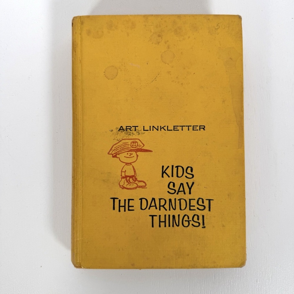 Kids Say the Darndest Things! Art Linkletter. 1957 Cardinal PB Ch.Schultz Disney